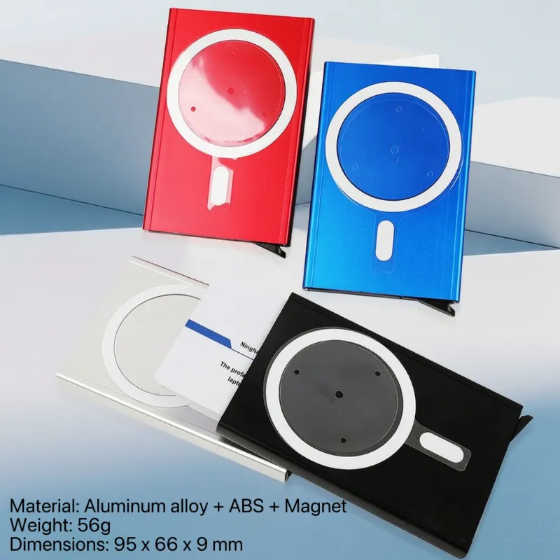 Oofa Aluminiomu laifọwọyi Pop-Up Kaadi dimu